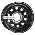 Маленькое фото товара - 8*17 5*139,7 ET15 110 Zepp УАЗ Semicircle Gloss Black. Вариант №1