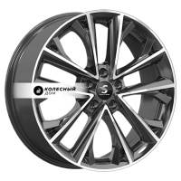 Фото товара - 7*18 5*108 ET36 65,1 Premium Series КР012 Diamond Black Gris. Вариант №1