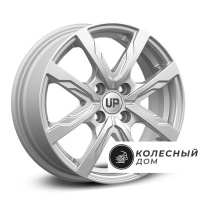 Фото товара - 6*15 4*100 ET37 60,1 Wheels UP Up122 Silver Classic. Вариант №1