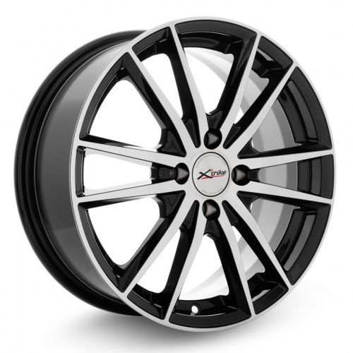 Большое фото товара - 6,5*16 4*100 ET48 60,1 X-trike X-129 BK/FP, 10161292. Вариант №2