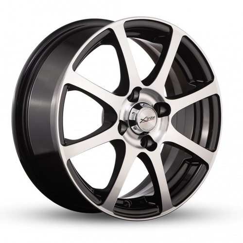 Большое фото товара - 5,5*14 4*100 ET35 67,1 X-trike X-114M BK/FP, 10163812. Вариант №2