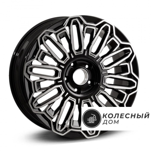 Большое фото товара - 9*21 5*130 ET47 71,6 Vissol F-3107 Gloss Black Machined Face, 10243799. Вариант №2